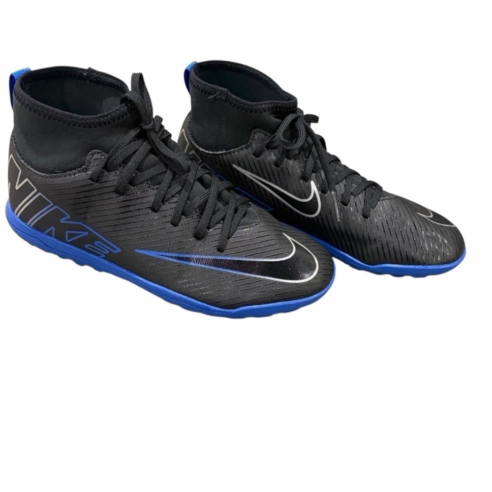 Nike Air Zoom Mercurial Superfly 9 Club TF Shadow Black/Hyper Royal Kids Cleats